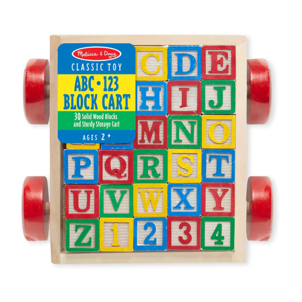 Melissa & Doug Classic Abc Block Cart 46001169
