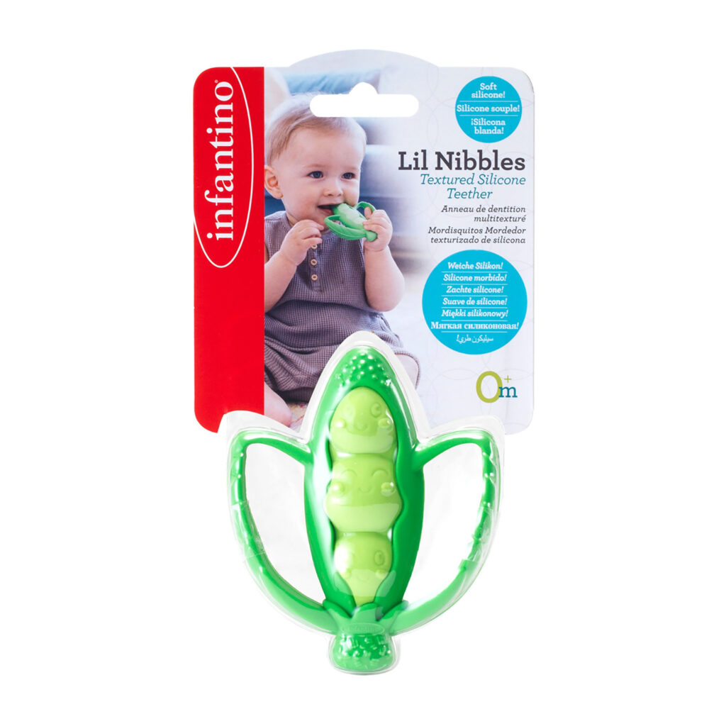 Infantino Lil Nibbles Textured Silicone Teether