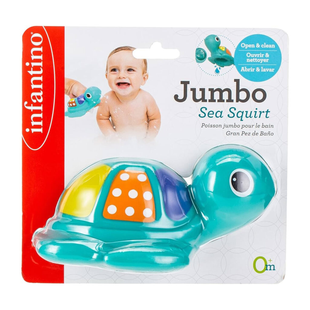 Infantino Jumbo Sea Squirt-Turtle