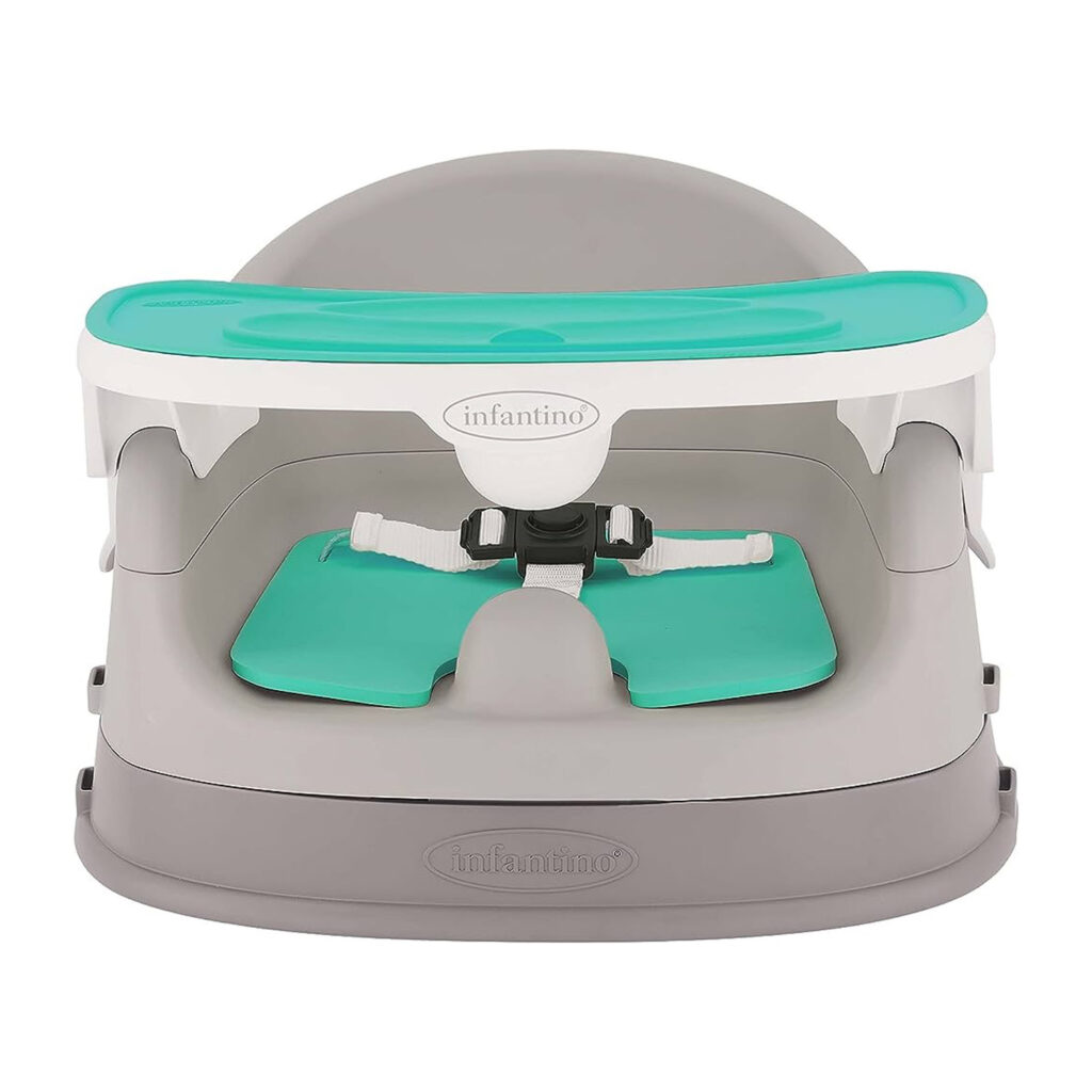Infantino Grow-With-Me 4-In-1 Two-Can-Dine Deluxe Feeding Booster