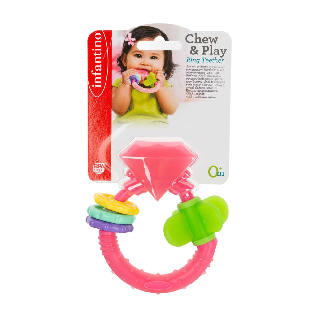 Infantino Chew & Play Ring Teether