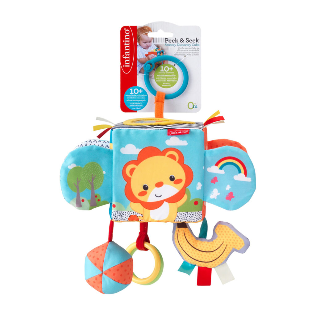 Infantino Peek & Seek Sensory Discovery Cube