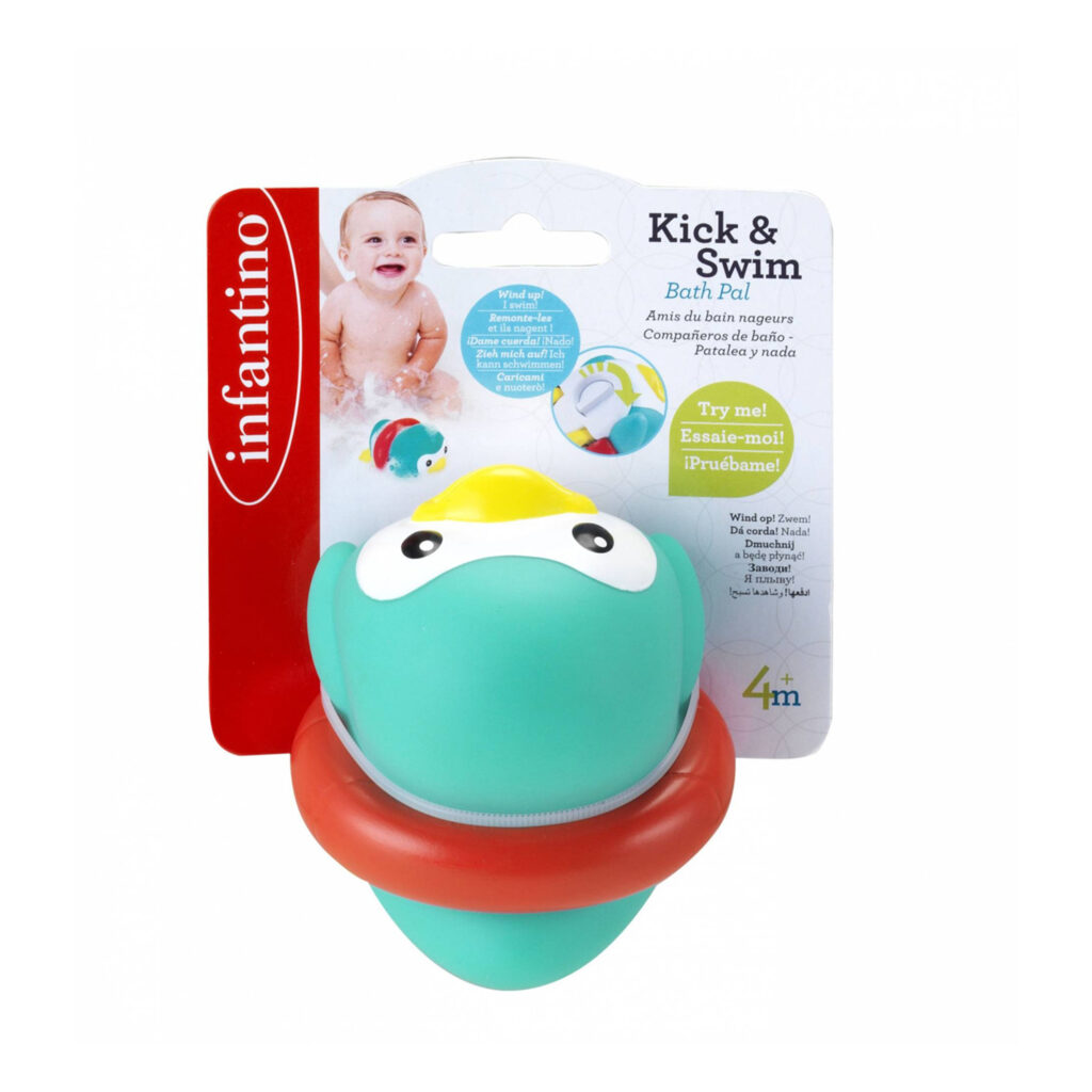 Infantino Kick & Swim Bath Pals - Penguin