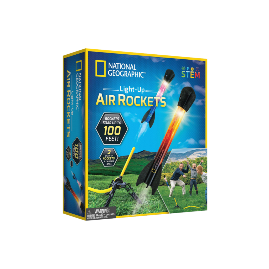 National Geographic Ng Light-Up Air Rockets