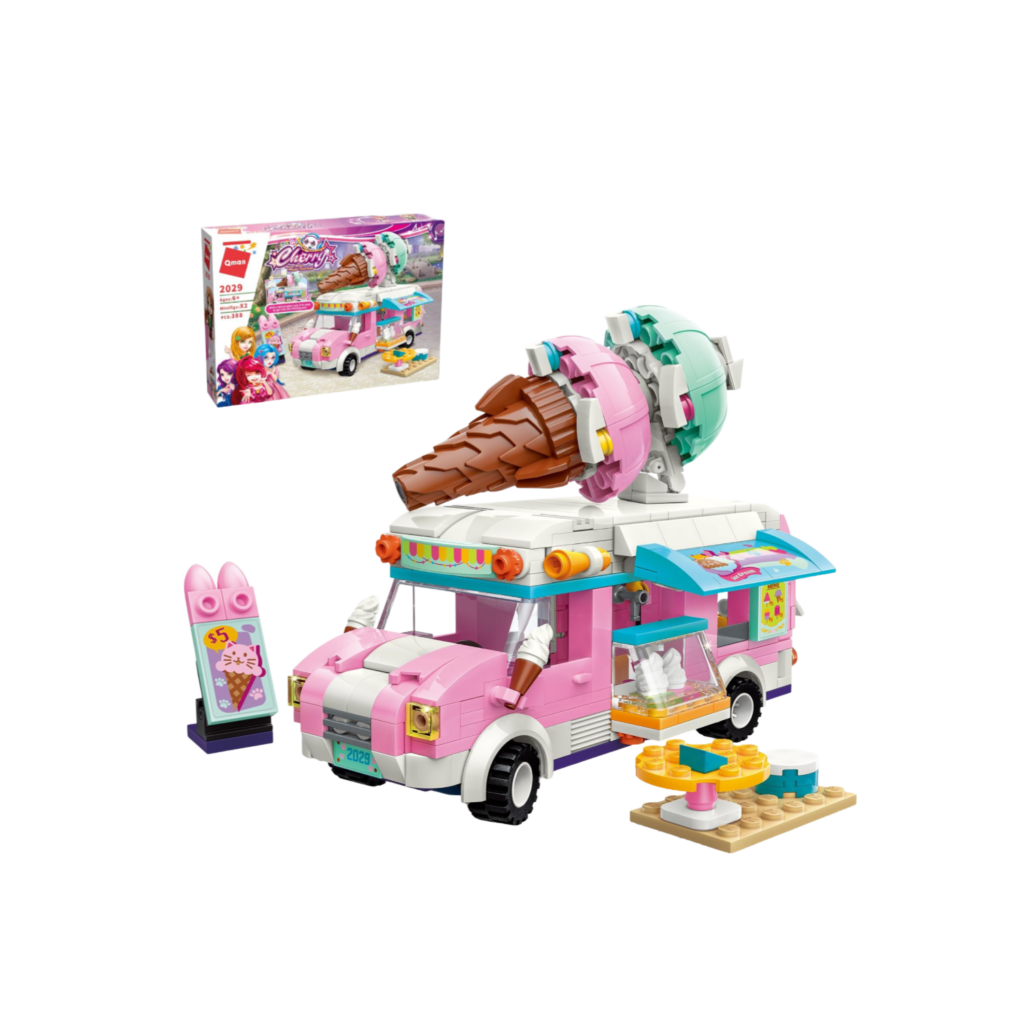 Qman Pink Ice-Cream Van
