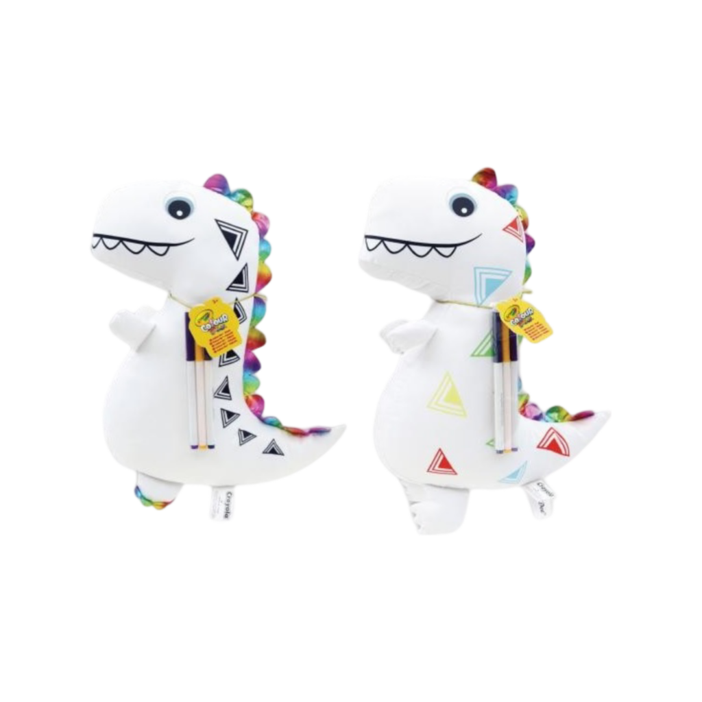 Crayola Colour Me Dinosaur Pillow