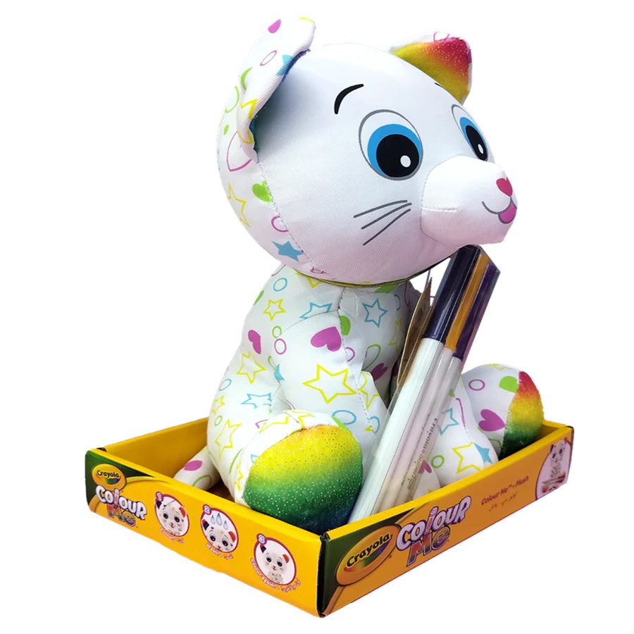 Crayola Colour Me Plush Cat