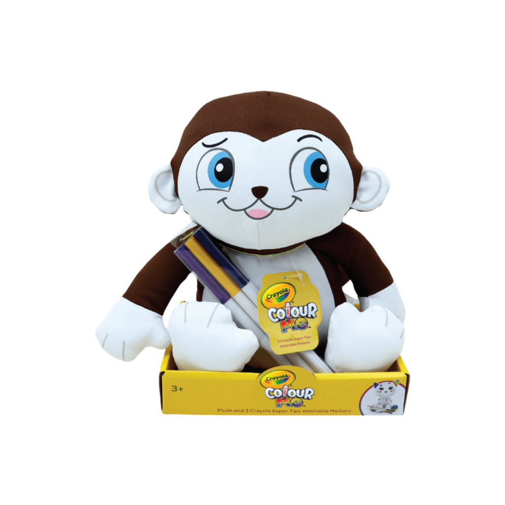 Crayola Colour Me Plush Monkey
