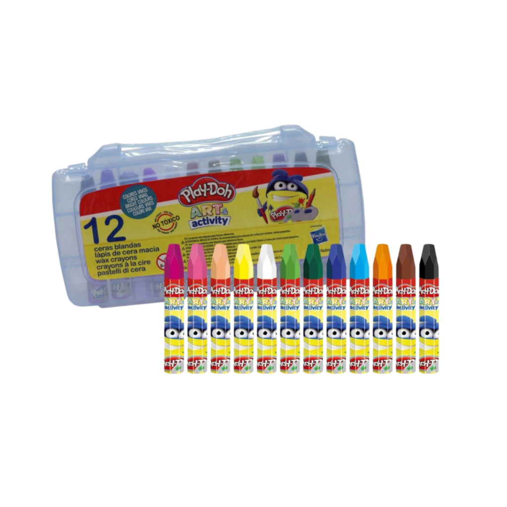 Play-Doh 12 Colors Oil Pastels In Pvc Box