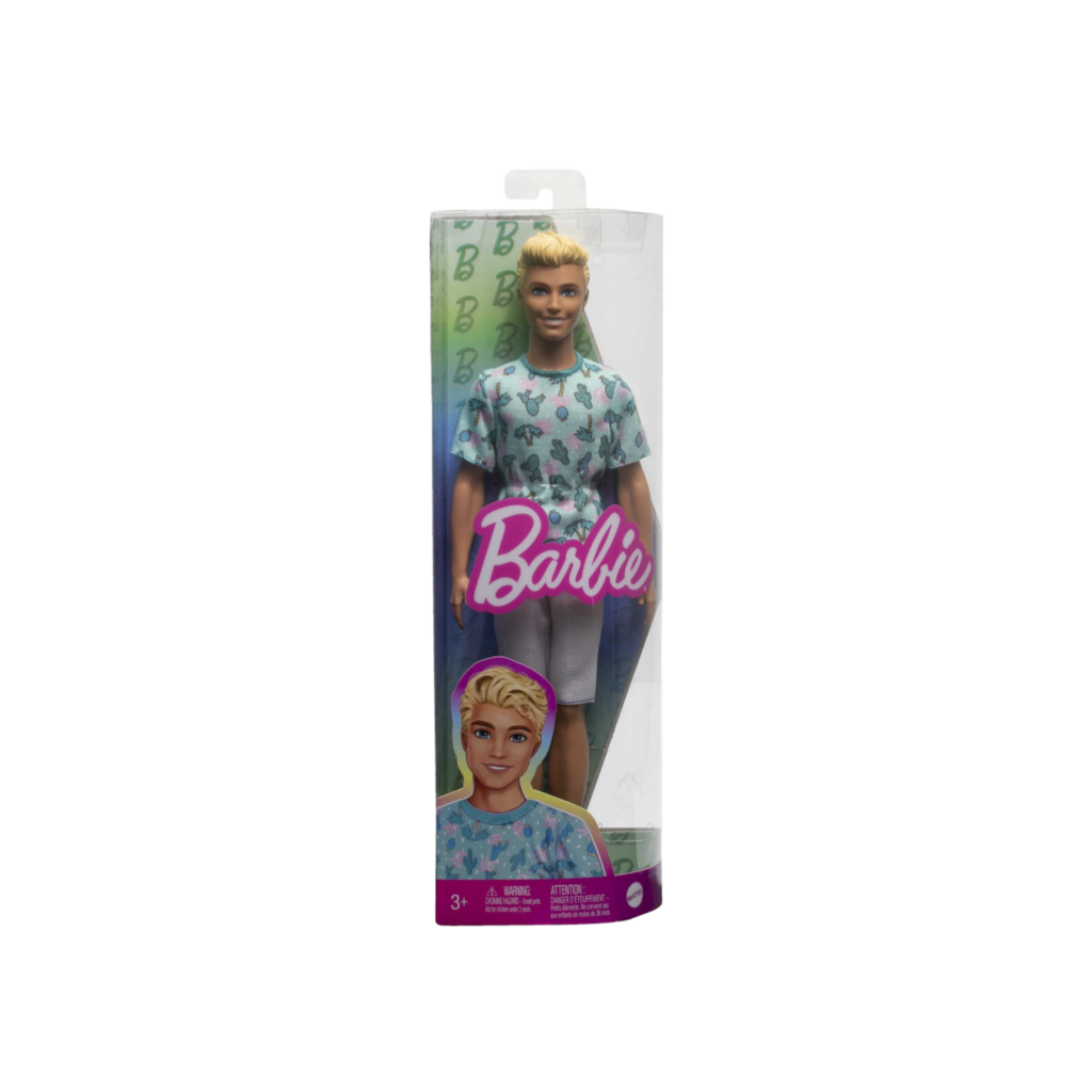 Mattel Ken Fashionistas Doll - Blue Shirt (New Pack)