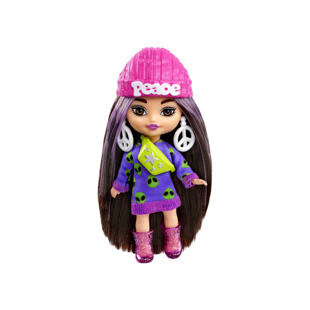 Mattel Barbie Extra Mini Mini Doll - Alien Print Hoodie
