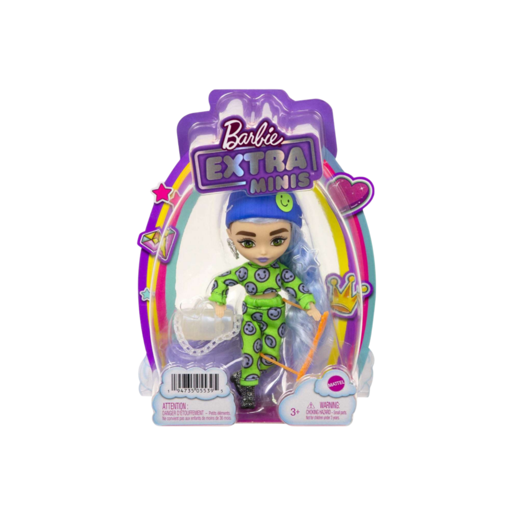 Mattel Barbie Extra Mini Doll - Icy Blue Hair