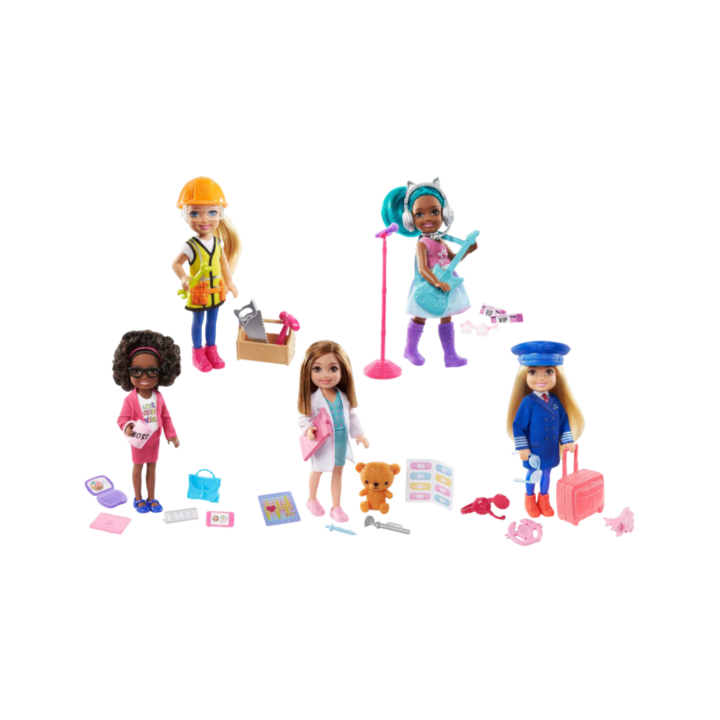 Mattel Barbie Club Chelsea Career Doll Assorted (6)