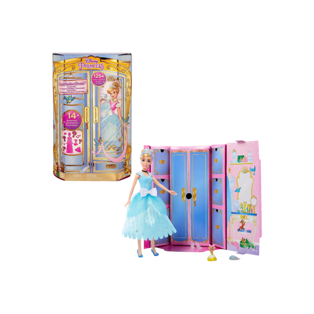 Mattel Disney Princess Fashion Doll - Doll & Fashion Surprise - Cinderella