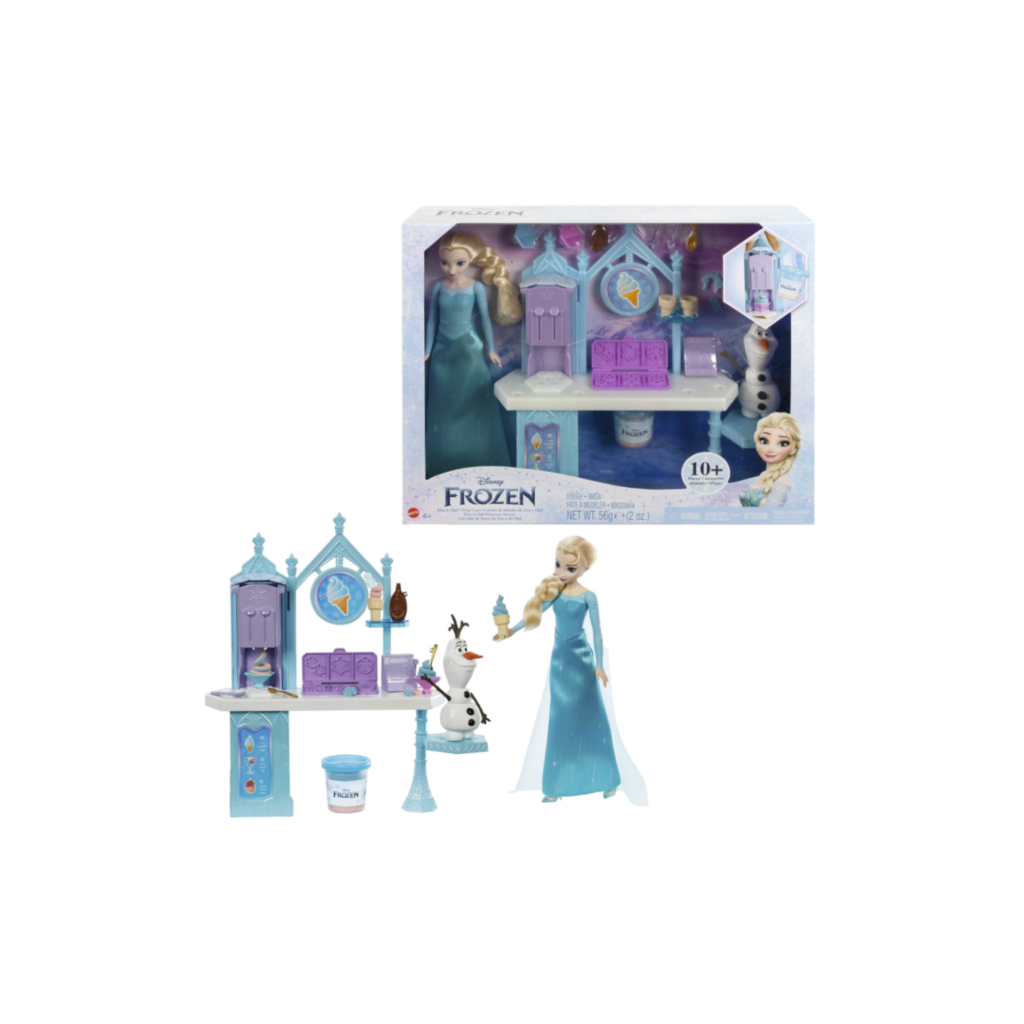 Mattel Disney Frozen Fashion Doll Elsa & Olaf'S Ice Cream Cart