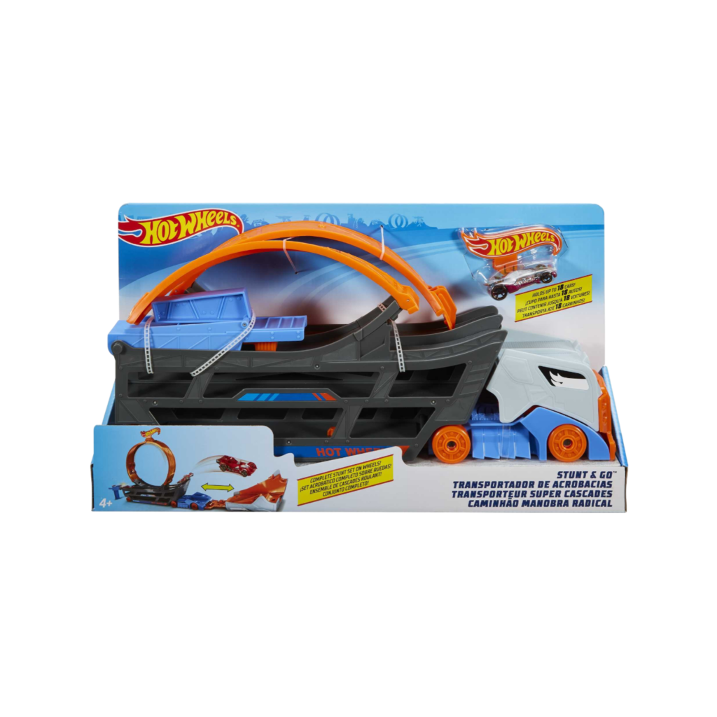 Mattel Hot Wheels Stunt & Go Hauler