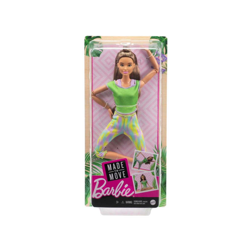 Mattel Barbie Made To Move Doll-Brunette