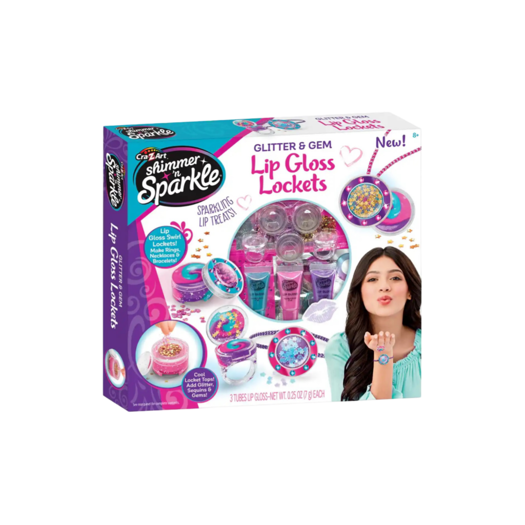 Cra-Z-Art Shimmer N' Sparkle Glitter & Gem Lip Gloss Locket