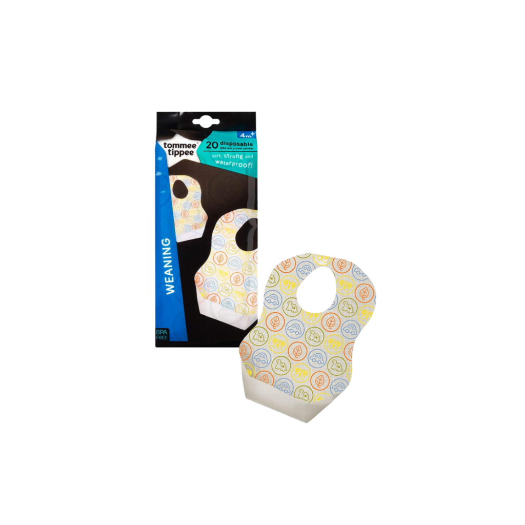Tommee Tippee Crumb & Mess Catcher Disposable Bibs 20Pcs