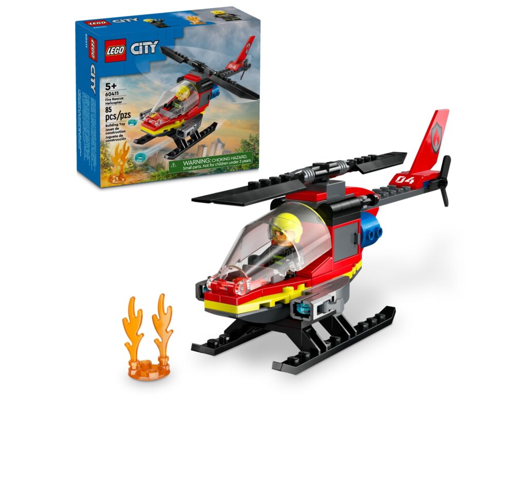 Lego City 60411 Fire Rescue Helicopter