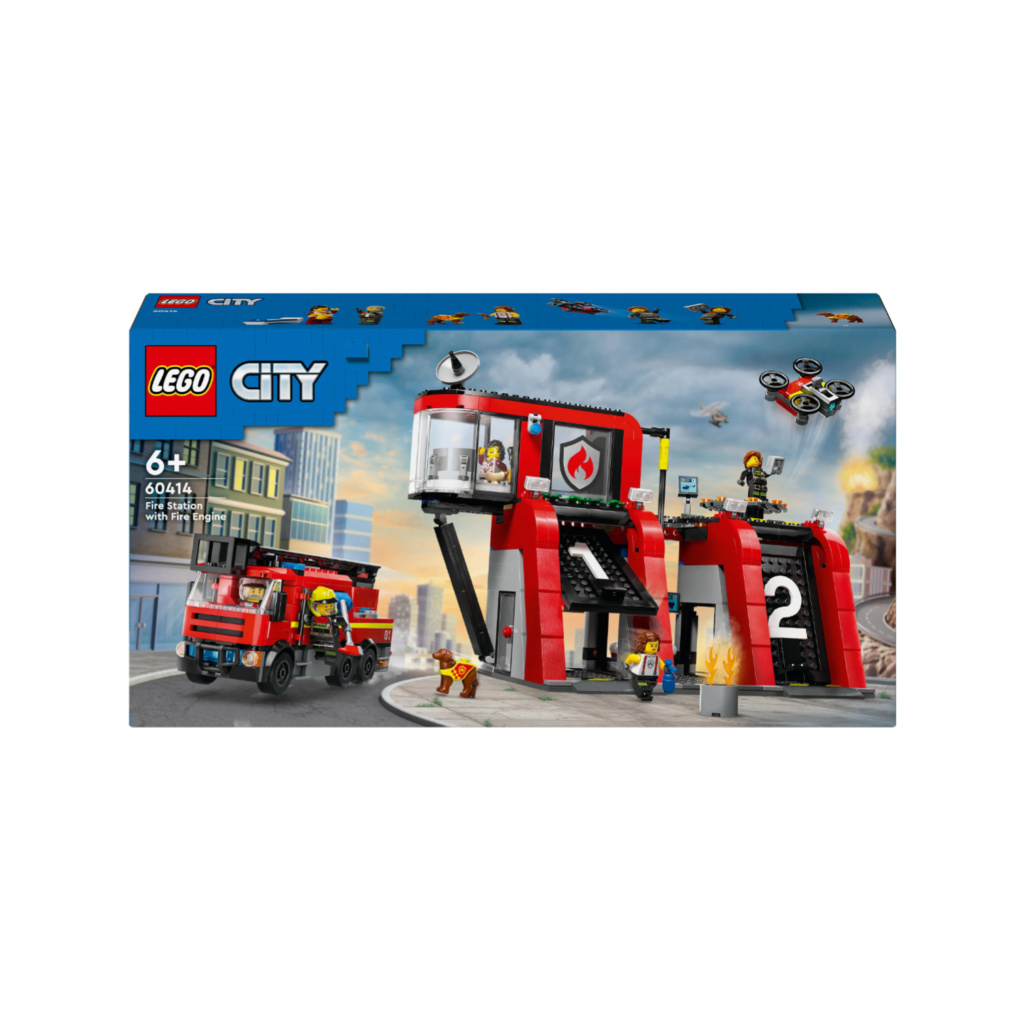 Lego City 60414 Fire Station With Fire Truck