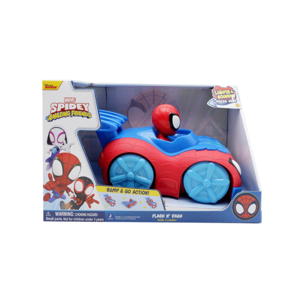 Disney Spidey N' Amazing Friends Vehicle Flash & Dash B/O