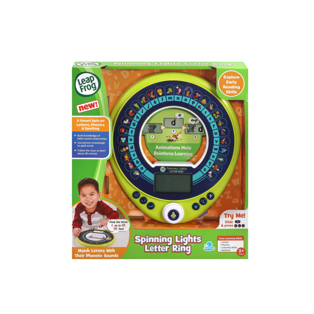 Leap Frog Spinning Lights Letter Ring