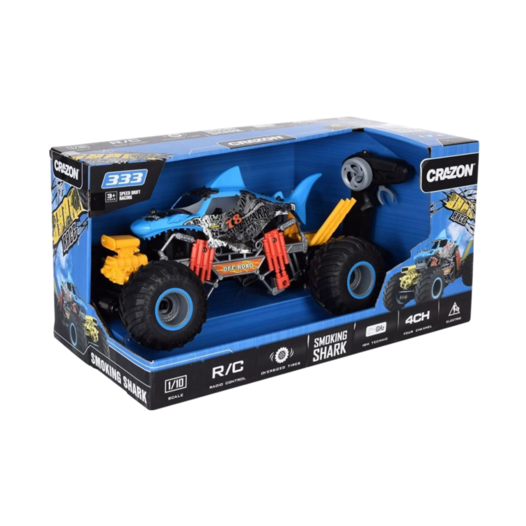 Crazon 2.4G 1:10 Rc Shark With Smoking Function