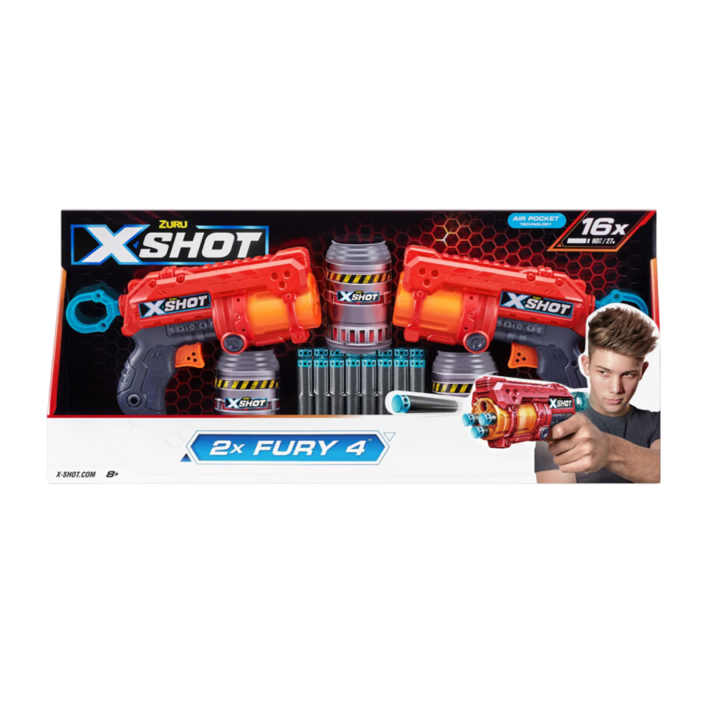 X-Shot Excel Fury-4 2Pk