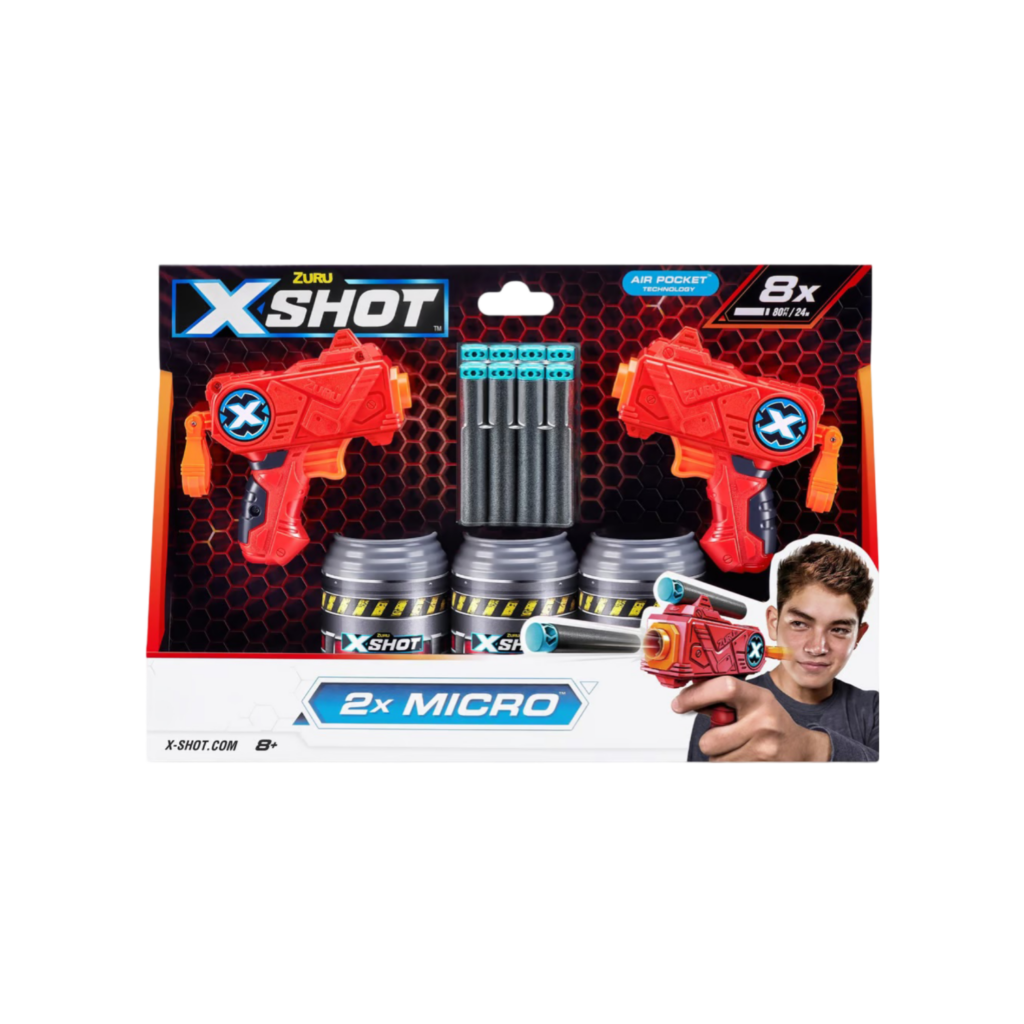 X-Shot Excel Double Micro (3Cans/8Darts)