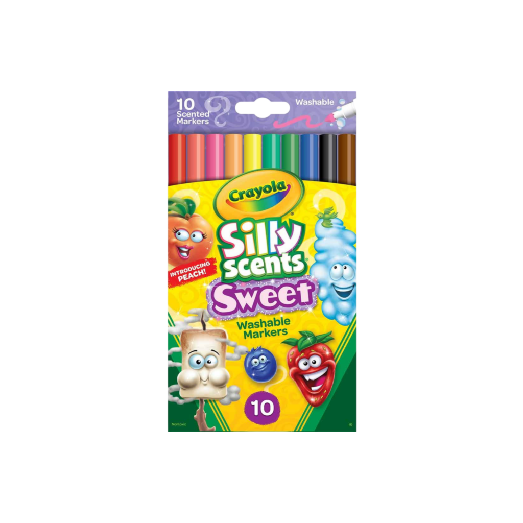 Crayola Washable Fineline Scented Markers 10Ct