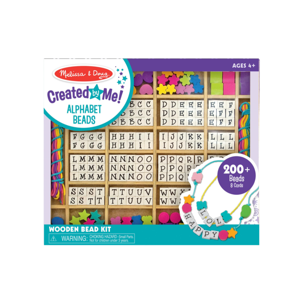 Melissa & Doug Wooden Stringing Beads 46003774