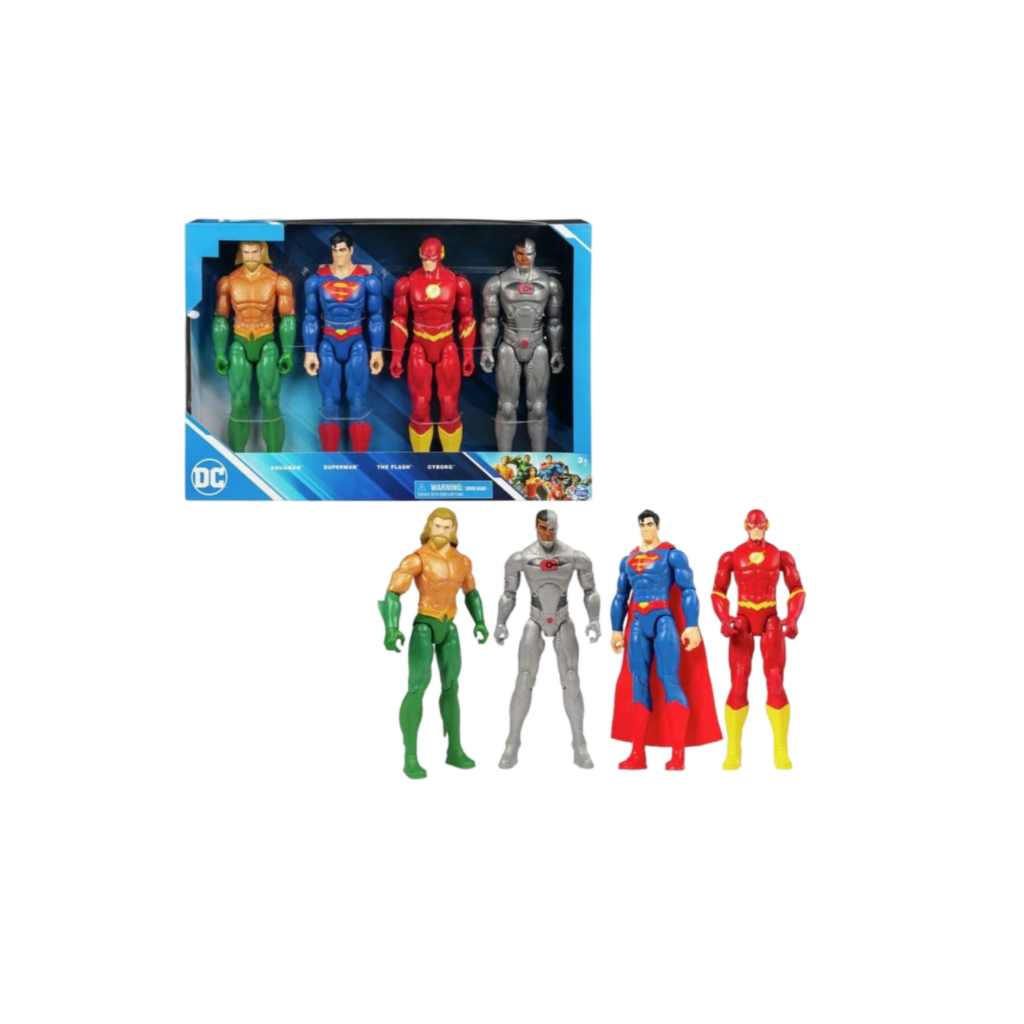 Dc Batman Universe Fig 12" 4-Pack