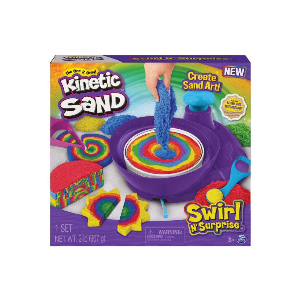 Kinetic Sand Swirl N' Surprise