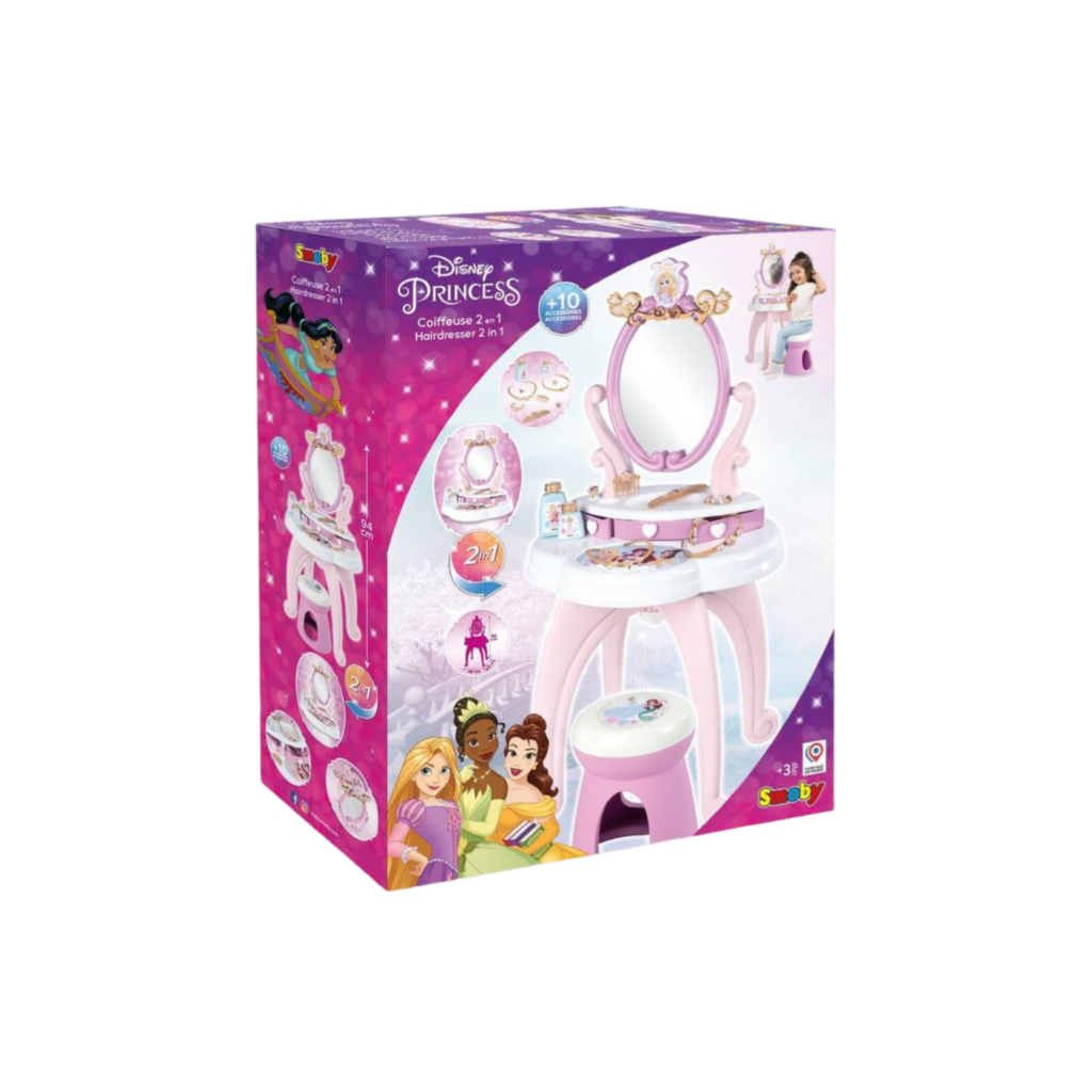 Smoby Disney Princess 2 In 1 Dressing Table