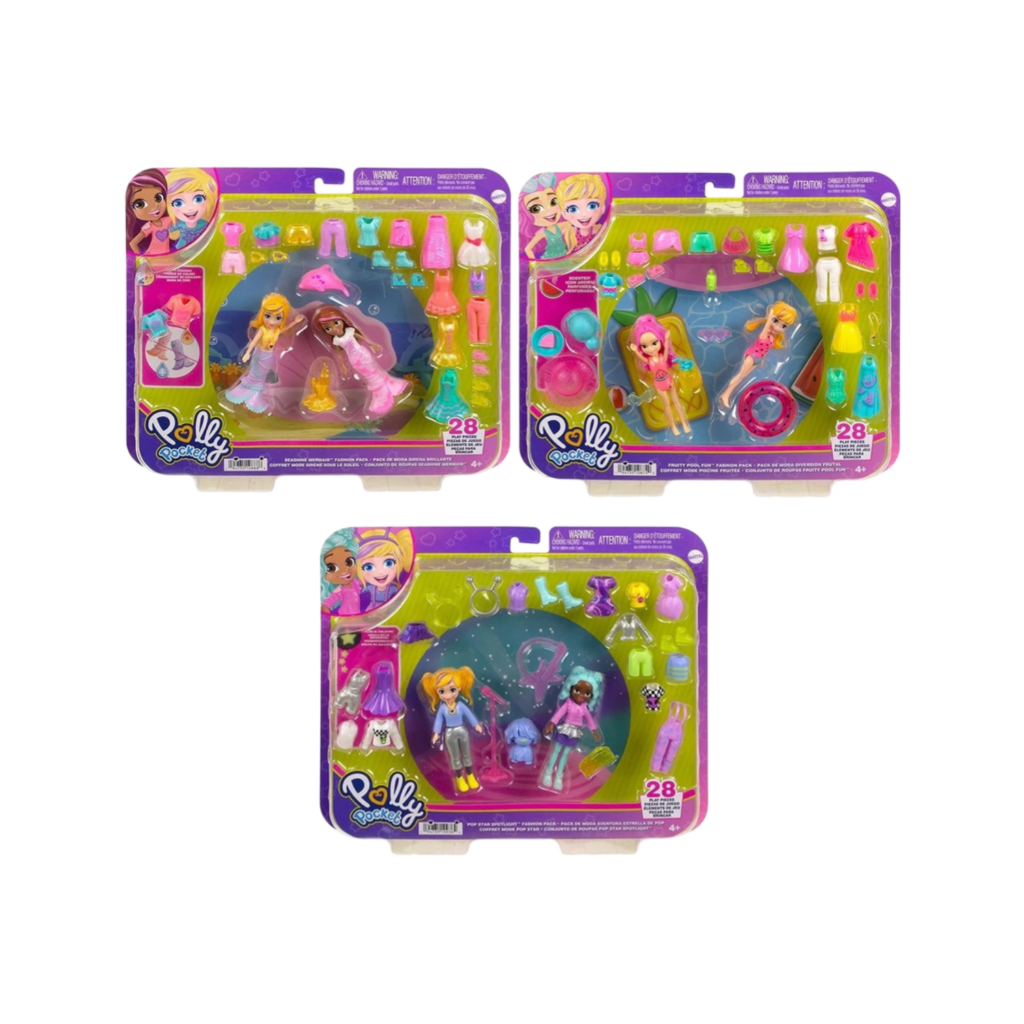 Mattel Polly Pocket  Large Fashion Pack Assorted