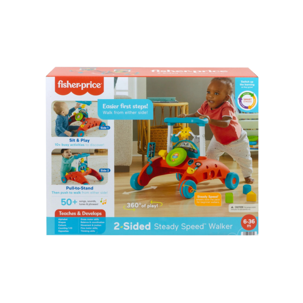 Mattel  Fisher-Price 2-Sided Steady Speed Walker