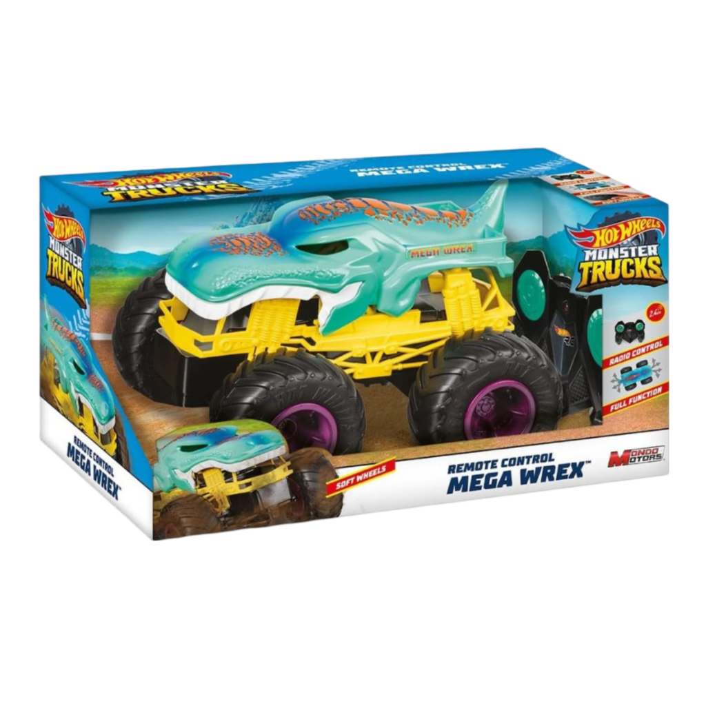 Mondo Hotwheels Rc Monster Truck Mega Wrex B/O