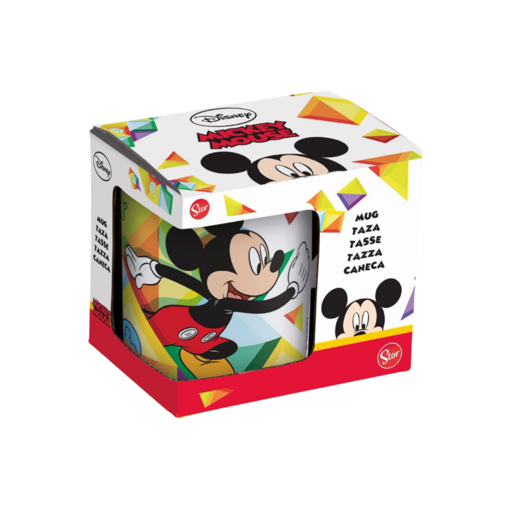 Stor Ceramic Mug 11 Oz In Gift Box Mickey Color Flow