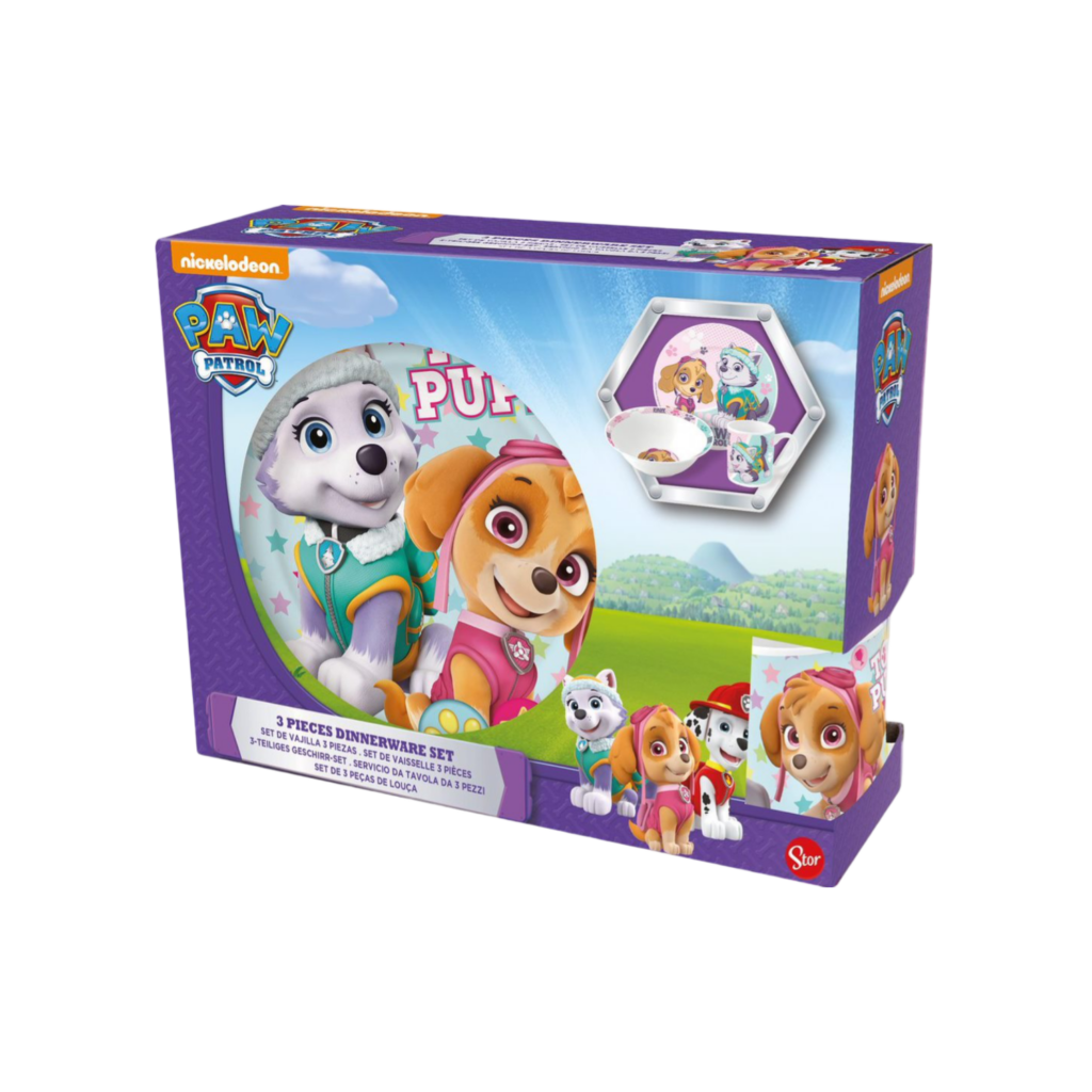 Stor Paw Patrol Ceramic 3 Pcs  Snack Set