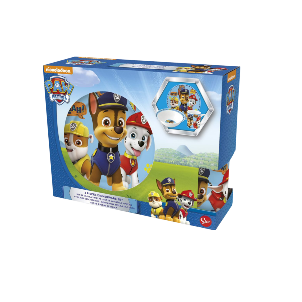 Stor Paw Patrol Ceramic 3 Pcs Snack Set