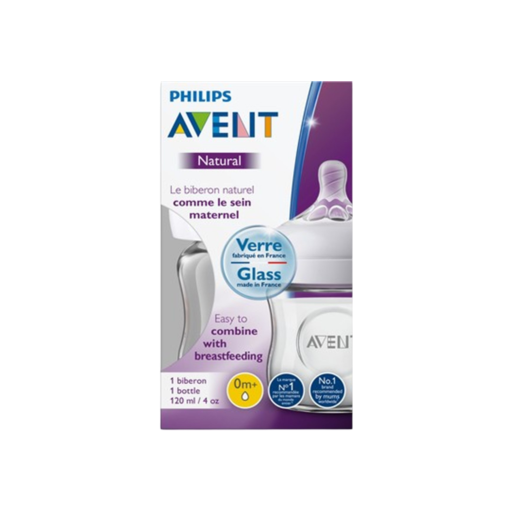Philips Avent Natural 2.0 Feeding  Bottle Glass 120Ml X1