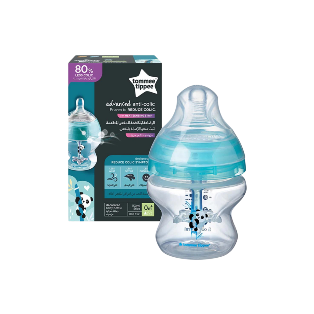 Tommee Tippee Advanced Anti-Colic Feeding Bottle, 150Ml X1