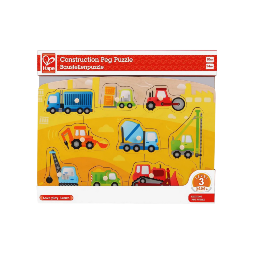 Hape Construction Peg Puzzle