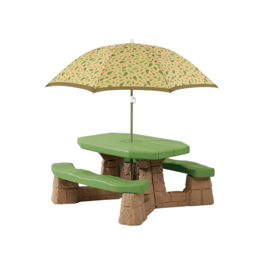 Step2 Picnic Table With Umbrella (Recolor) - Kraft Carton