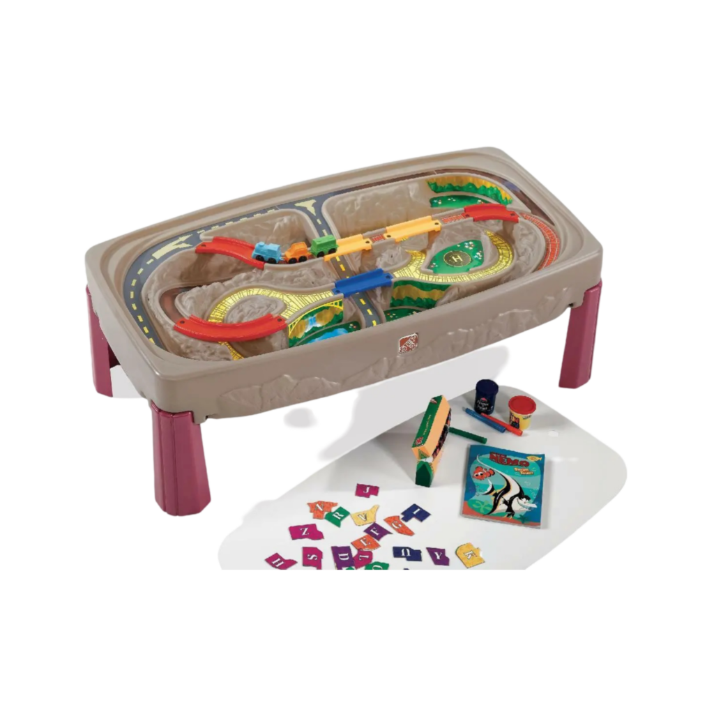 Step2 Delux Canyon Train Track Table - Kraft Carton