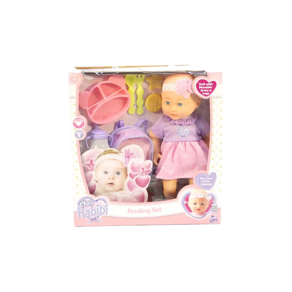 Baby Habibi Doll Feeding Set 14"