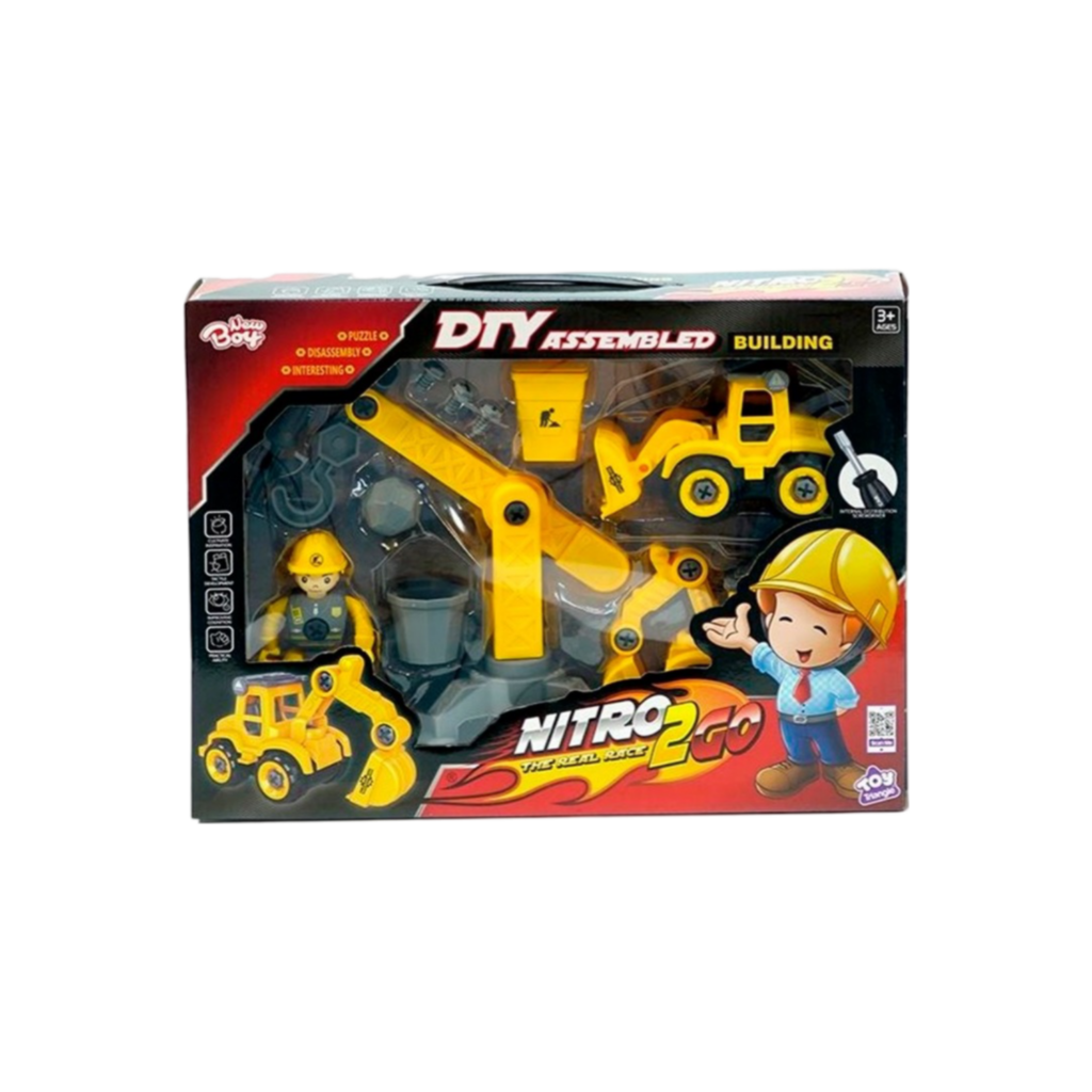 Nitro2Go Assembling Car Set Building (11Pcs)