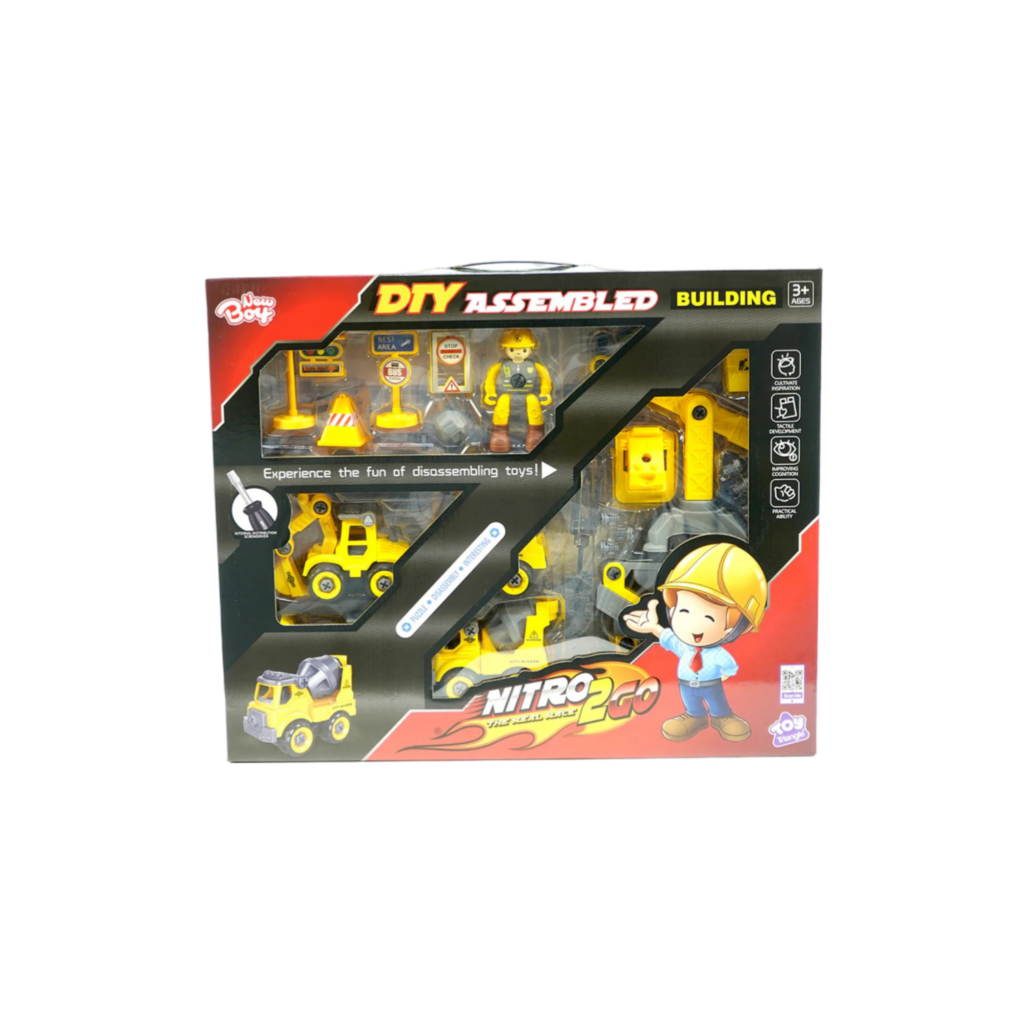 Nitro2Go Assembling Car Set Building (24Pcs)