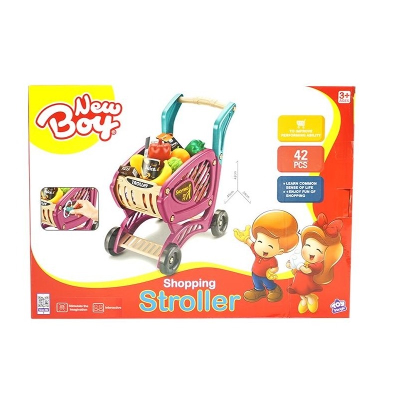 New Boy Shopping Stroller (42Pcs)
